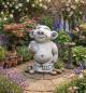 Preview: Stinkefinger XXL Troll Der nette Gruß mit Mittelfinger Gartenfigur Figur Beton Steinfigur 38cm
